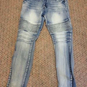 Blue slim fit jeans